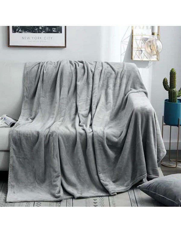 Blanket Coral Blanket Flannel Blanket Bed Sheet Blanket Warm Upgraded Blanket Air Conditioner Blanket Blanket Customized