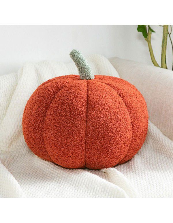 Creative simulation pumpkin pillow plush toys cross-border pumpkin dolls children's holiday gifts sofa accessories wholesale