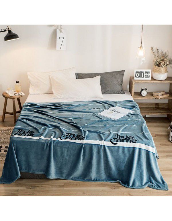 Blanket Summer Thin Farley Double Blanket Office Single Nap Blanket Bedroom Warm Sheet Gift Blanket