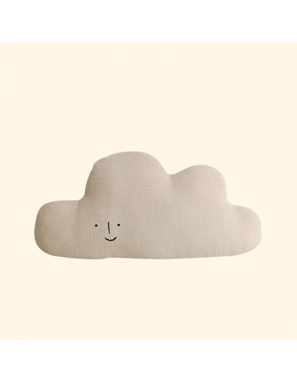 Ins New Nordic Creative Cute Baby Embroidery Comfort Pillow Baby Backrest Newborn Doll Pillow