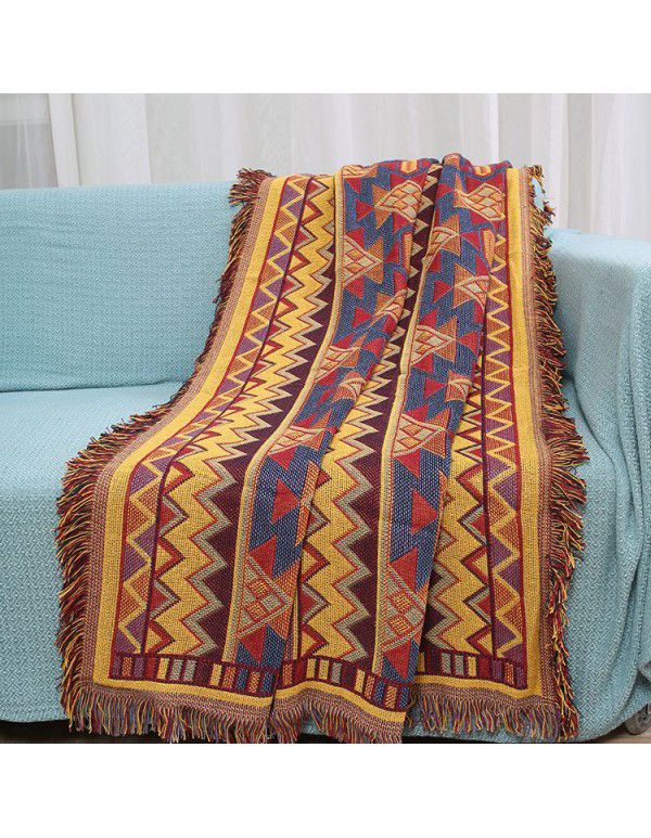 Dulcis sofa towel thickened cotton blanket three-layer travel blanket office nap blanket air conditioning towel blanket wholesale