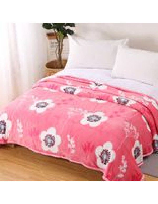 Factory Factory Winter Thickened Warm Blanket Gift Wholesale Coral Blanket Sheet Flannel Blanket