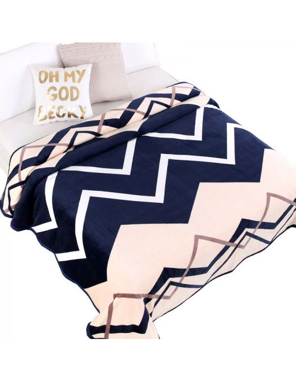 Factory Factory Winter Thickened Warm Blanket Gift Wholesale Coral Blanket Sheet Flannel Blanket