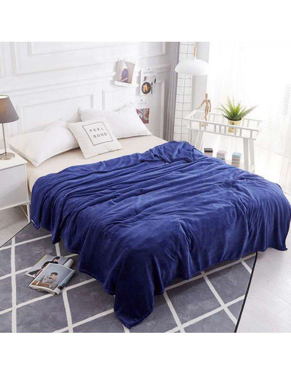 Blanket Coral Blanket Flannel Blanket Bed Sheet Blanket Warm Upgraded Blanket Air Conditioner Blanket Blanket Customized