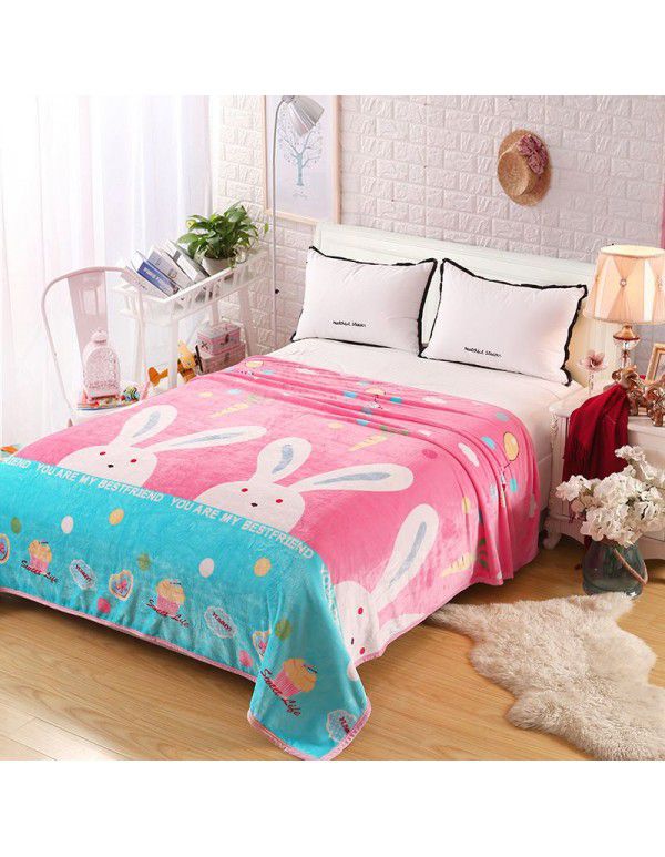 Factory Factory Winter Thickened Warm Blanket Gift Wholesale Coral Blanket Sheet Flannel Blanket