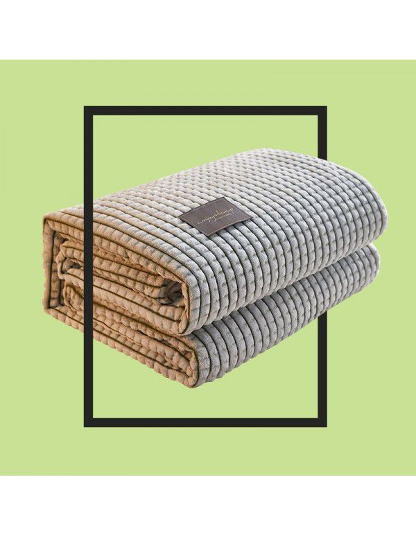 Four seasons blanket thickened milk wool blanket coral wool bed sheet student dormitory car nap office blanket wholesale