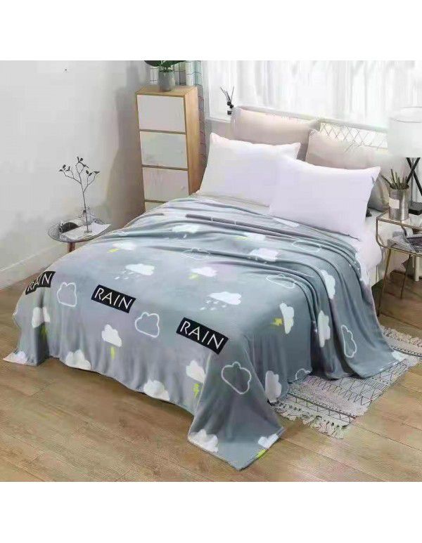 Flannel blanket printing warm winter blanket home printing blanket will be sold gift blanket factory goods