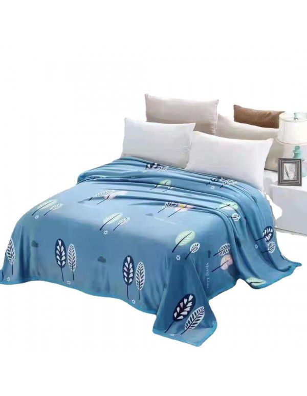 Flannel blanket printing warm winter blanket home printing blanket will be sold gift blanket factory goods