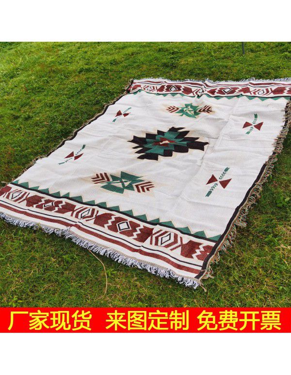 Picnic Blanket Sucre Outdoor Camping Blanket Sofa Blanket Full Cover Multi functional Blanket Bohemian Blanket 