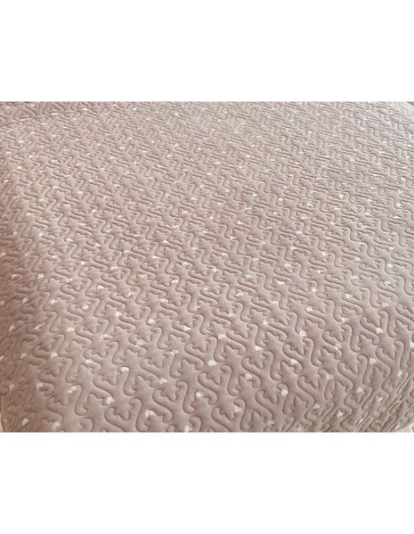 Autumn and winter thickened milk velvet bed cover, crystal velvet quilted quilted cotton quilted bed sheet, high weight, foldable blanket, cotton blanket