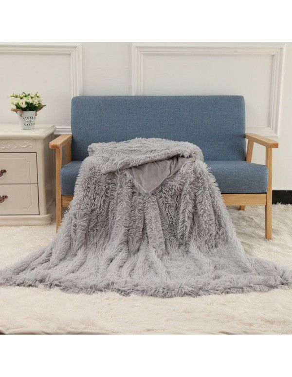 Small blanket Amazon foreign trade double layer nap blanket autumn and winter children's gift blanket plush blanket wholesale