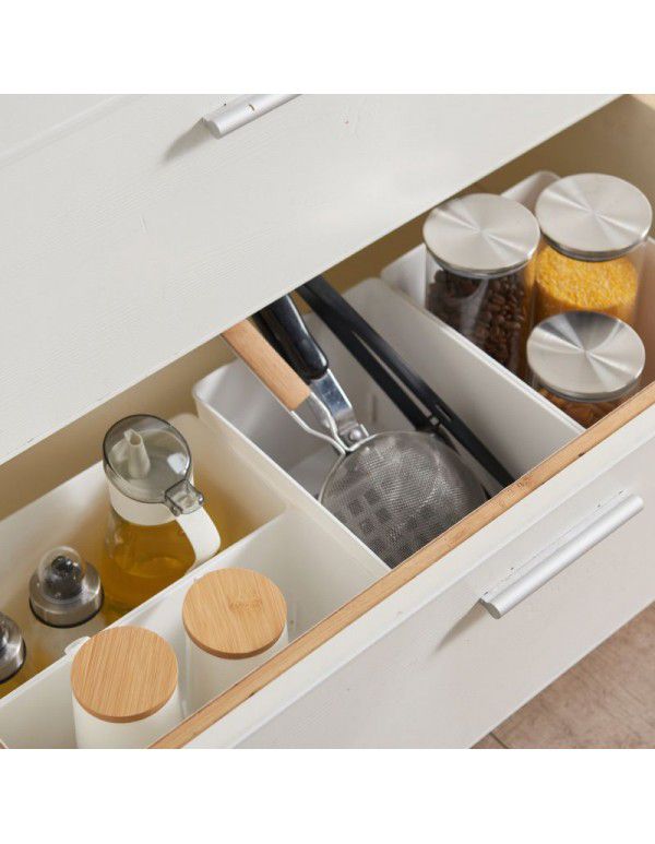 Japanese desktop sorting storage box, kitchen, living room, drawer, portable, lidless toy, snack, medicine and sundries storage box