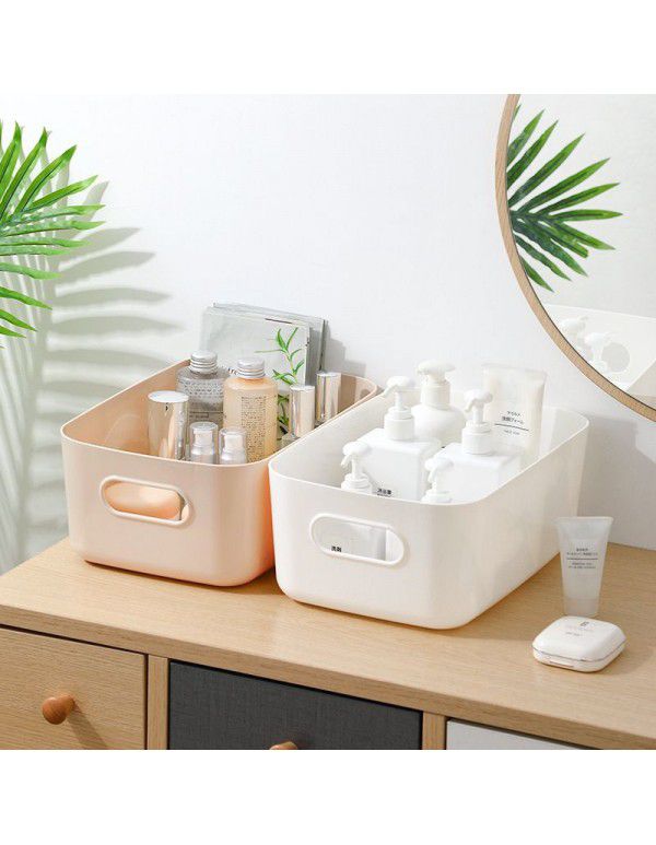 Japanese plastic sundries storage box Snack toys storage basket Cosmetics desktop storage box Kitchen finishing box