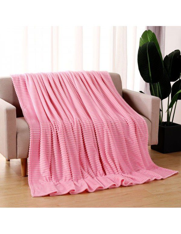 Blankets Coral velvet Four seasons Multi size thickened flannel blanket Noon nap Single sofa Cover blanket Sheet thin type factory