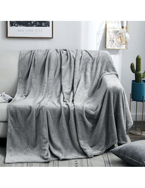 Coral blanket thickened flannel blanket quilt single towel blanket raschel coral blanket bed sheet