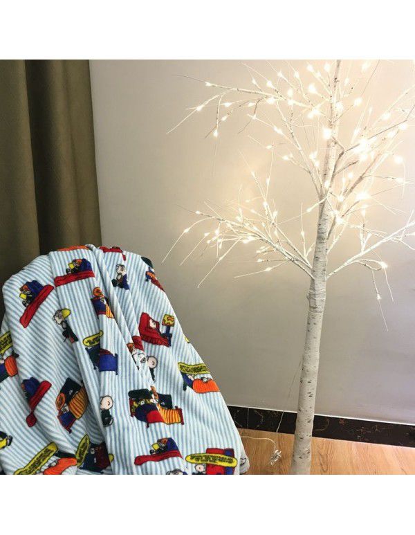 Air conditioner by children's wind Miffy rabbit autumn and winter blanket flannel cartoon blanket bed sheet trolley nap blanket