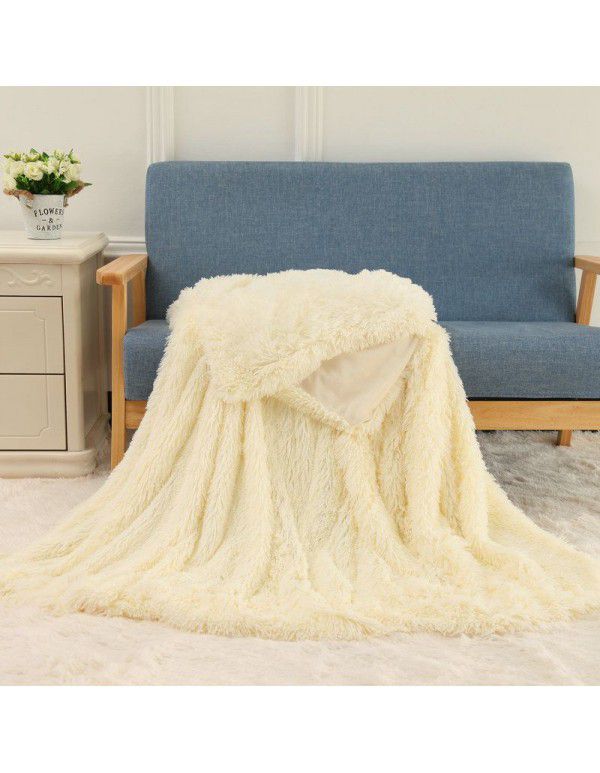 Small blanket Amazon foreign trade double layer nap blanket autumn and winter children's gift blanket plush blanket wholesale