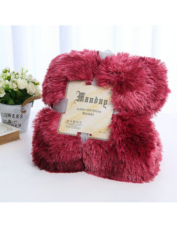 Small blanket Amazon foreign trade double layer nap blanket autumn and winter children's gift blanket plush blanket wholesale