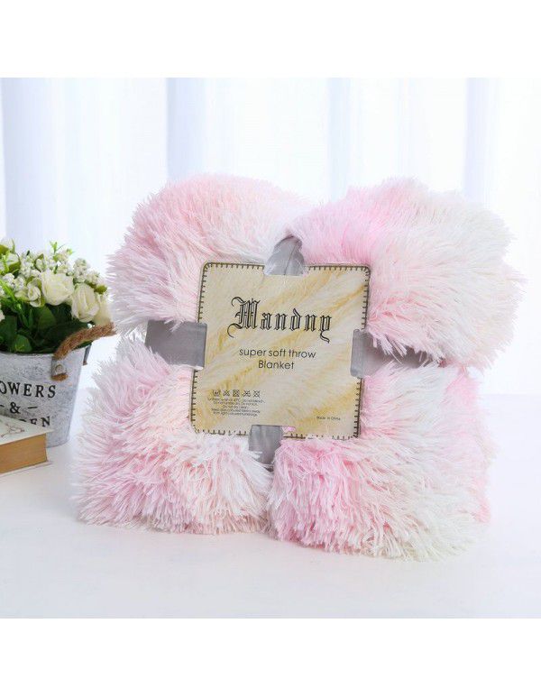 Small blanket Amazon foreign trade double layer nap blanket autumn and winter children's gift blanket plush blanket wholesale