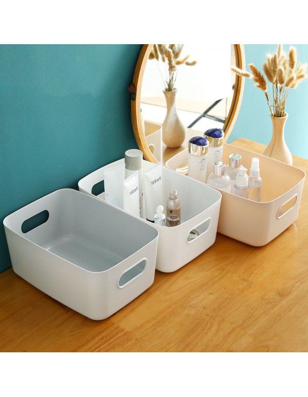 Japanese plastic sundries storage box Snack toys storage basket Cosmetics desktop storage box Kitchen finishing box