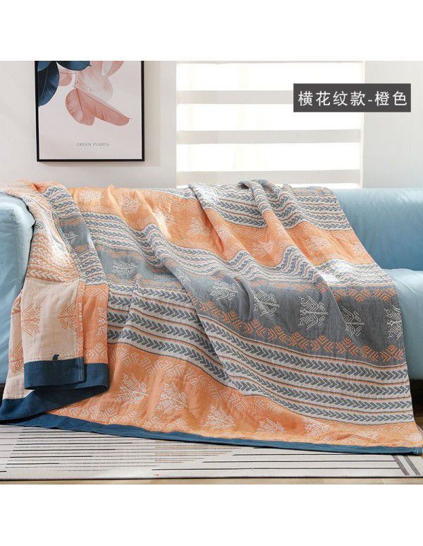 Five layer towel, quilt, double person, single person, towel, blanket, gauze cover, blanket, air conditioner, afternoon nap, summer cool thin type