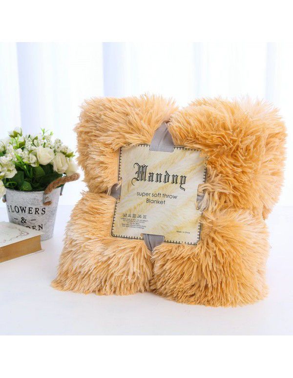 Small blanket Amazon foreign trade double layer nap blanket autumn and winter children's gift blanket plush blanket wholesale