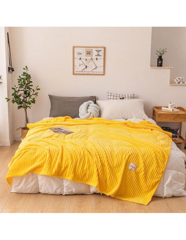 Blanket, milk wool blanket, single person, summer, thin type, siesta blanket, factory, wholesale, package, mail, cross-border e-commerce