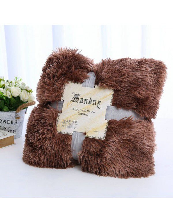 Small blanket Amazon foreign trade double layer nap blanket autumn and winter children's gift blanket plush blanket wholesale