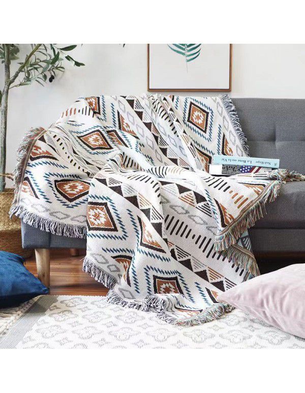 Picnic Blanket Sucre Outdoor Camping Blanket Sofa Blanket Full Cover Multi functional Blanket Bohemian Blanket 