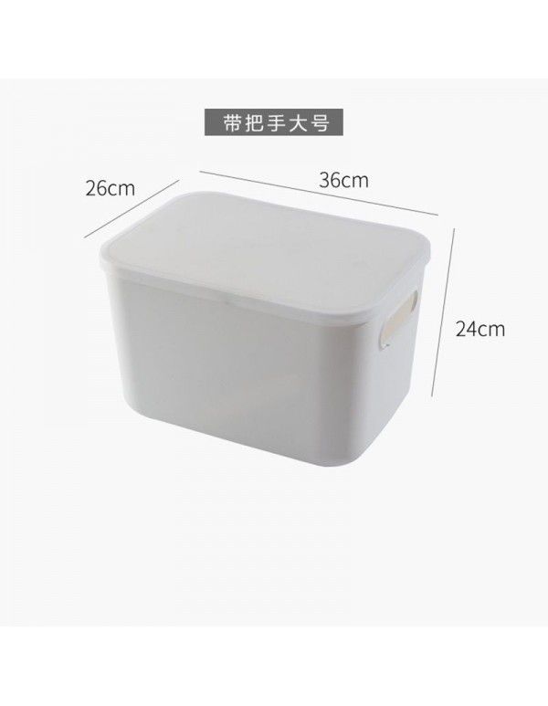 Simple household storage box desktop storage basket wardrobe clothes drawer sorting box cosmetics cabinet storage box