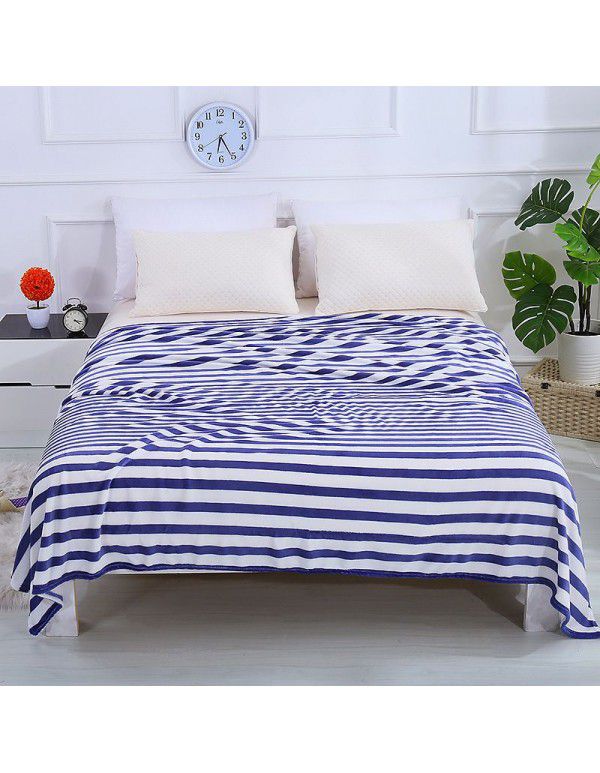 Winter thin flannel blanket coral blanket sub sheet air conditioner nap blanket cover blanket gift blanket office