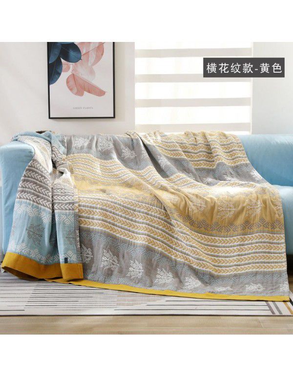 Five layer towel, quilt, double person, single person, towel, blanket, gauze cover, blanket, air conditioner, afternoon nap, summer cool thin type