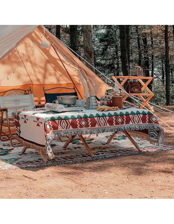 Picnic Blanket Sucre Outdoor Camping Blanket Sofa Blanket Full Cover Multi functional Blanket Bohemian Blanket