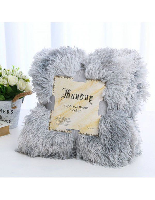 Small blanket Amazon foreign trade double layer nap blanket autumn and winter children's gift blanket plush blanket wholesale