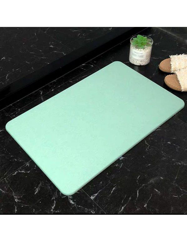 Diatom mud floor mat Floor mat Water absorbing floor mat Toilet door Household diatom floor mat Quick drying bathroom entrance floor mat