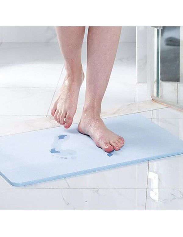 Diatom mud floor mat Floor mat Water absorbing floor mat Toilet door Household diatom floor mat Quick drying bathroom entrance floor mat