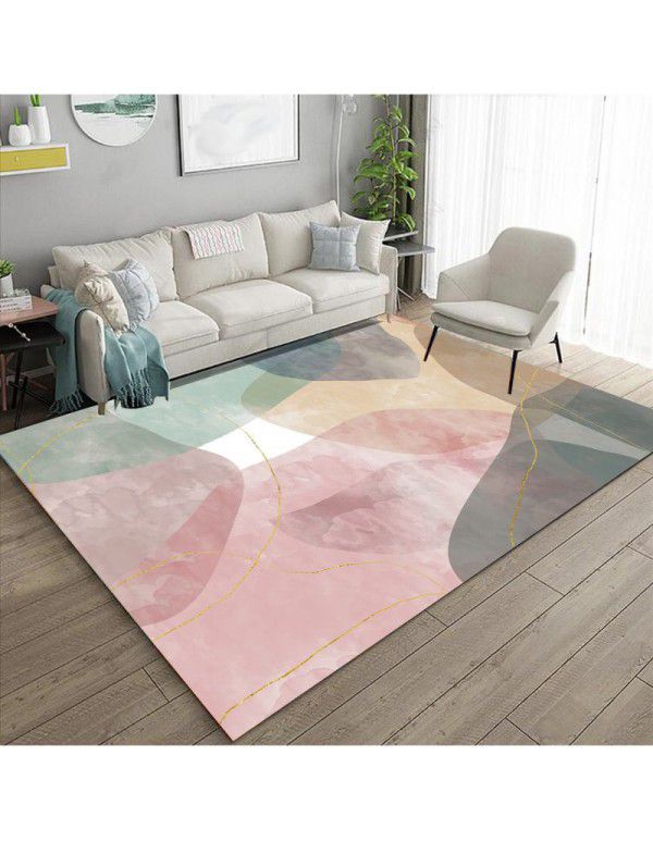 Nordic full of lovely simple modern doormat living room tea table sofa carpet bedroom bedside blanket rectangular mat