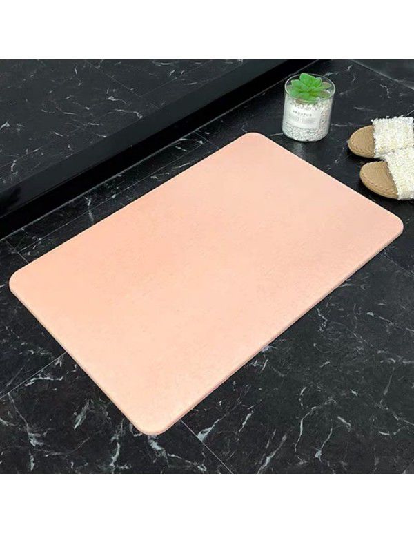 Diatom mud floor mat Floor mat Water absorbing floor mat Toilet door Household diatom floor mat Quick drying bathroom entrance floor mat