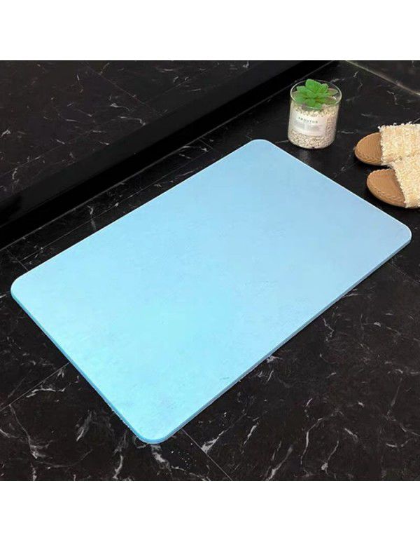 Diatom mud floor mat Floor mat Water absorbing floor mat Toilet door Household diatom floor mat Quick drying bathroom entrance floor mat