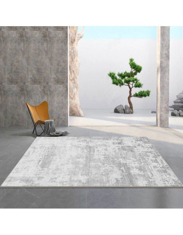 Premium thickened living room big carpet grey modern simple luxury Nordic family study bedroom sofa floor mat