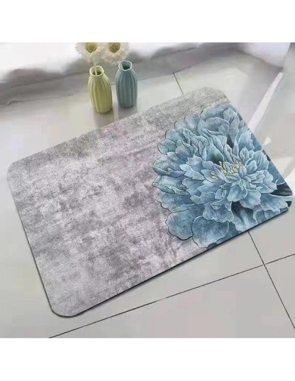 Manufacturer's new imitation diatom mud carpet, toilet, bathroom, kitchen door mat, water absorption, quick drying floor mat can be issued on behalf