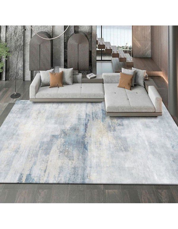 Premium thickened living room big carpet grey modern simple luxury Nordic family study bedroom sofa floor mat