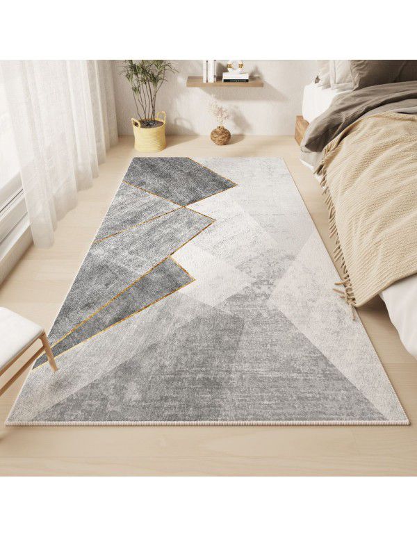 Blackstone Apartment Carpet, Living Room, Round Pile, French Cream Style, Minimal Bedside Carpet, Chessboard Checker Bedroom Carpet, Wholesale