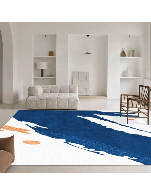 Nordic simple abstract lines, living room carpet, sofa, tea table, carpets, plants, girls' bedroom, bedside carpet