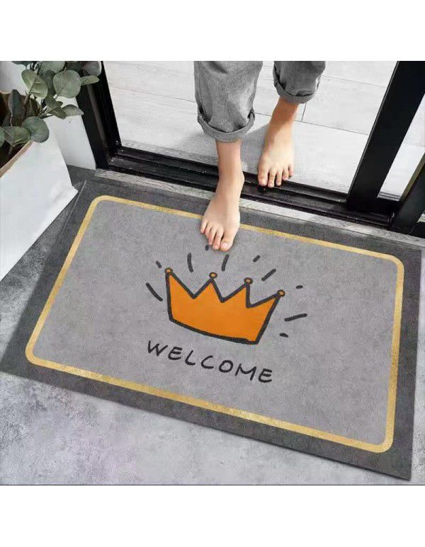 Manufacturer's new imitation diatom mud carpet, toilet, bathroom, kitchen door mat, water absorption, quick drying floor mat can be issued on behalf