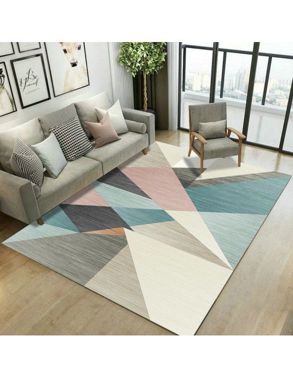 Nordic full of lovely simple modern doormat living room tea table sofa carpet bedroom bedside blanket rectangular mat