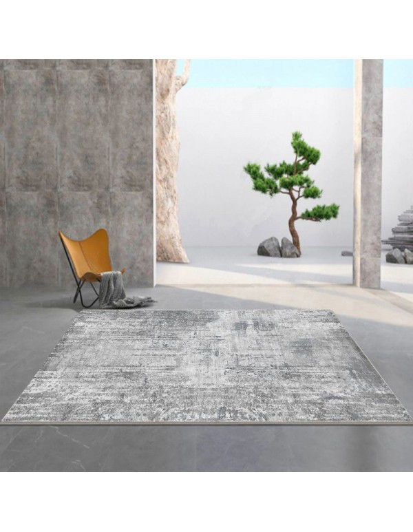 Premium thickened living room big carpet grey modern simple luxury Nordic family study bedroom sofa floor mat